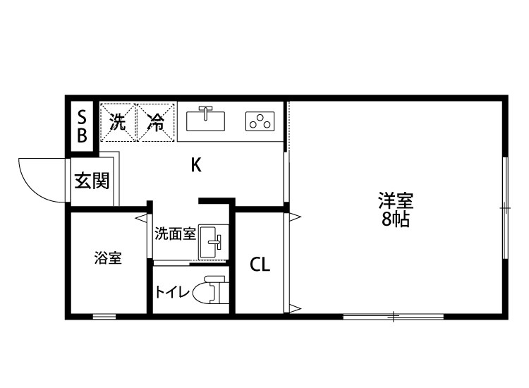 OzamaⅠ（オーサマ　ワン） 103号室 間取り