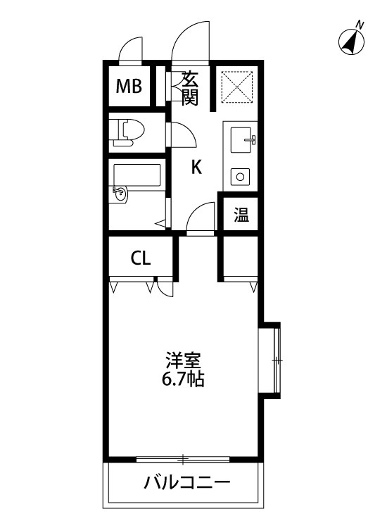 近藤マンション 302号室 間取り