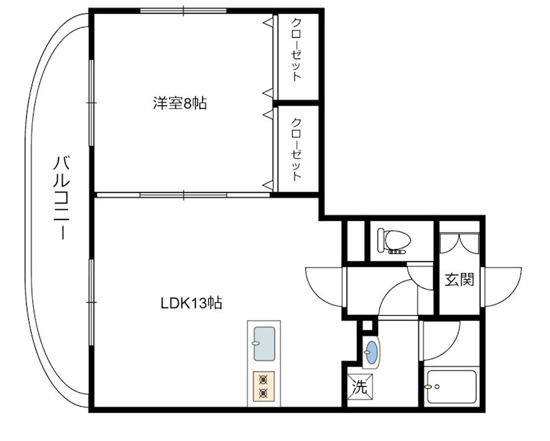 ルシィル茜ヶ丘 間取り図