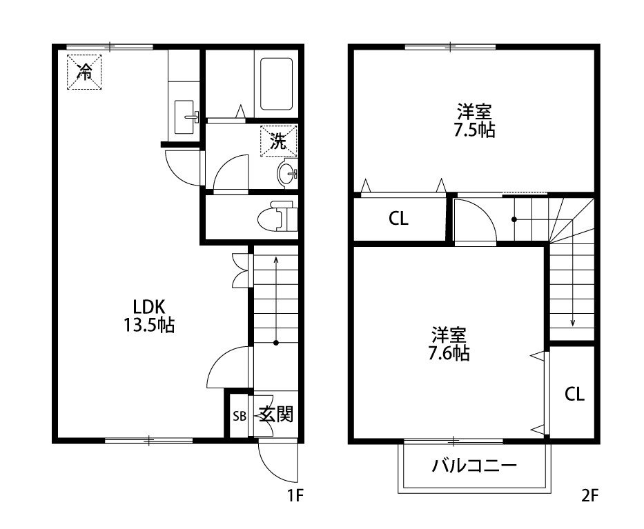 円（まどか） 1号室 間取り