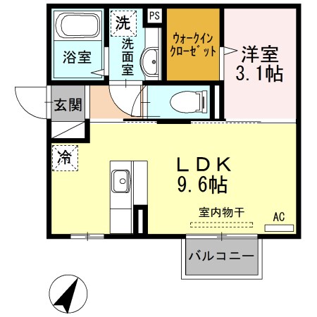 マリオンⅢ 間取り図