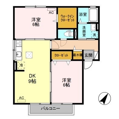 ヴィータ 201号室 間取り