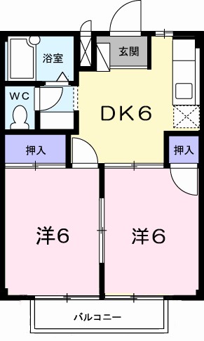 プラドールやきふな 201号室 間取り