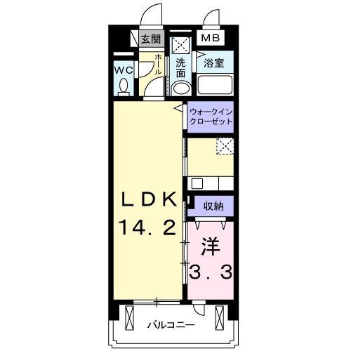 サンリット上近江 304号室 間取り