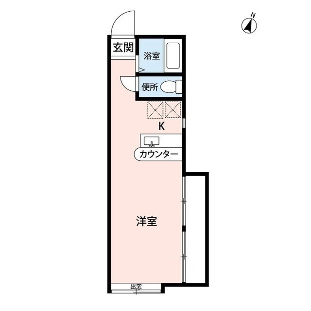 Alivio新潟紫竹 102号室 間取り