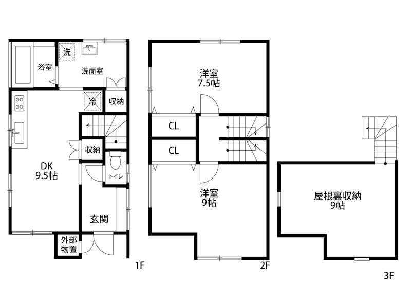 東船場貸家 間取り