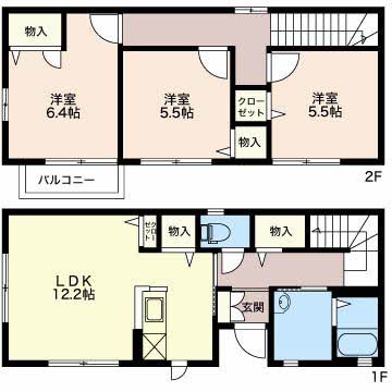 アブドラブール 101号室 間取り