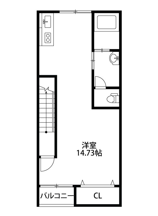 あじさい 201号室 間取り