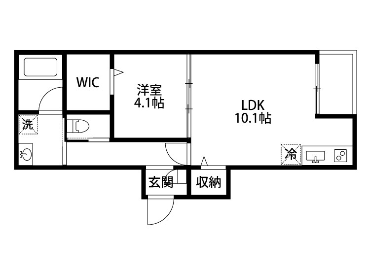 和合町新築アパート 202号室 間取り
