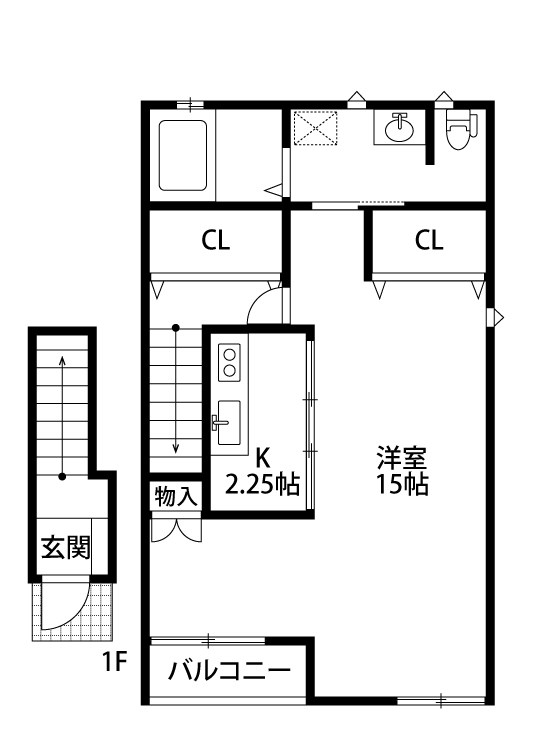 アイ・プレイス L2号室 間取り