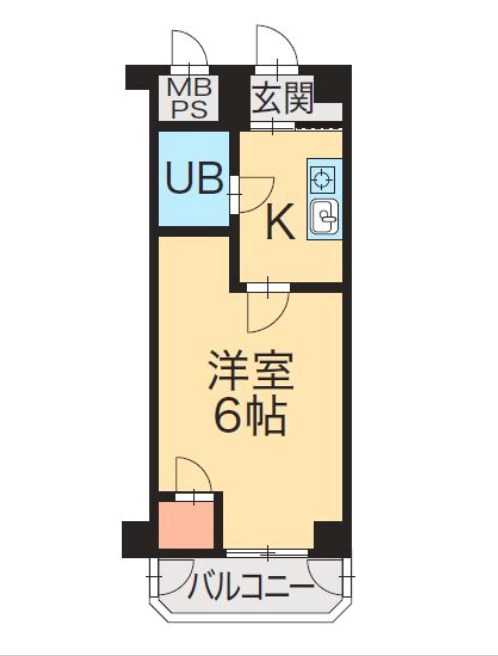 トーカンマンション医学町 510号室 間取り