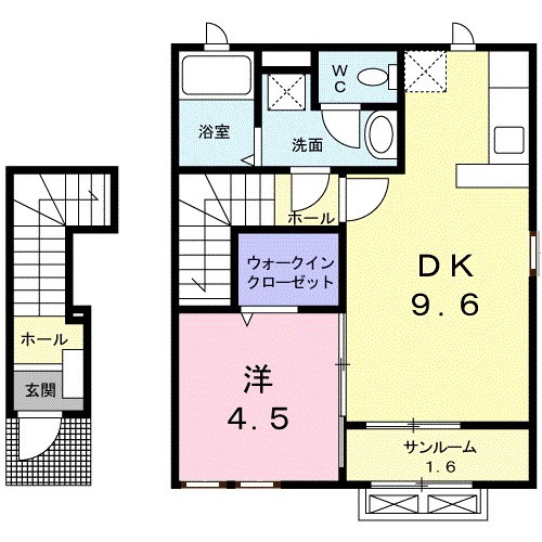 ショコラヒルズⅢ 202号室 間取り