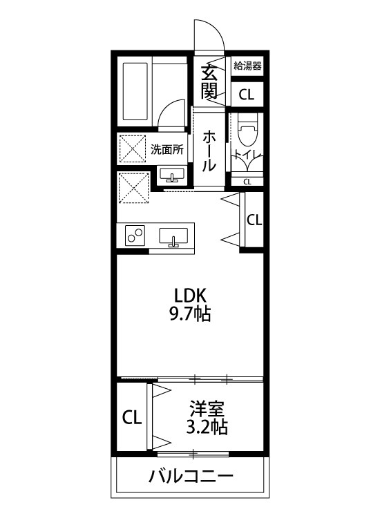 ガーデンシティ三和町 304号室 間取り
