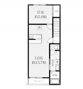 Rouage関屋 303号室 間取り