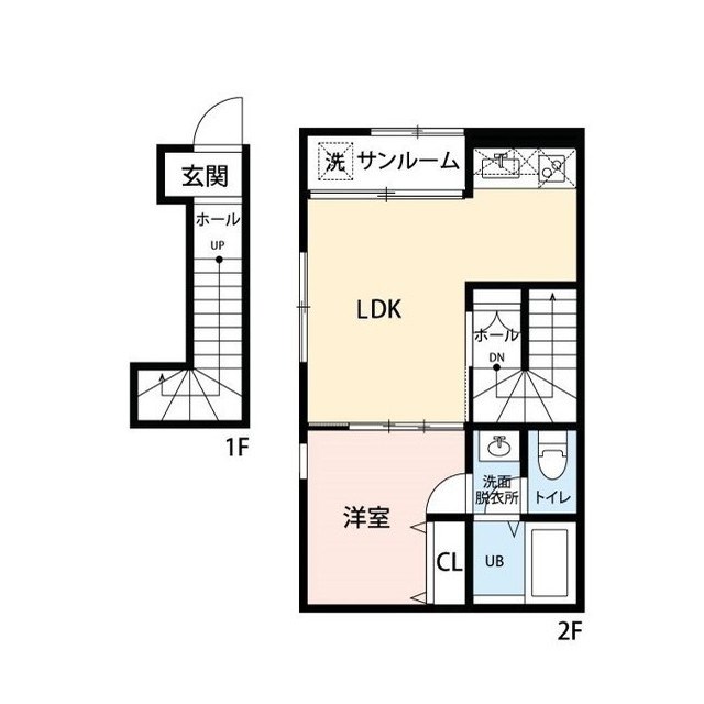MODEST天神 205号室 間取り