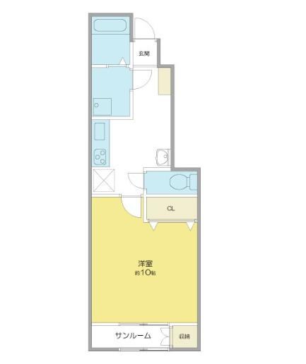 イーリッチテラス寺尾上 間取り図