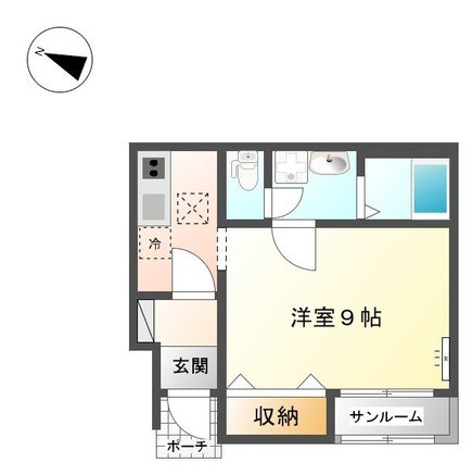 ベル　グラース 106号室 間取り