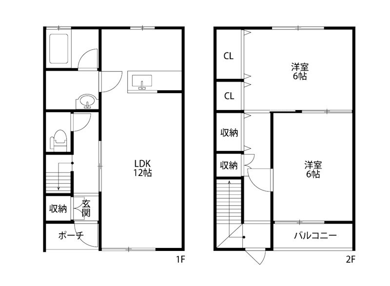 ベリエⅡ 105号室 間取り