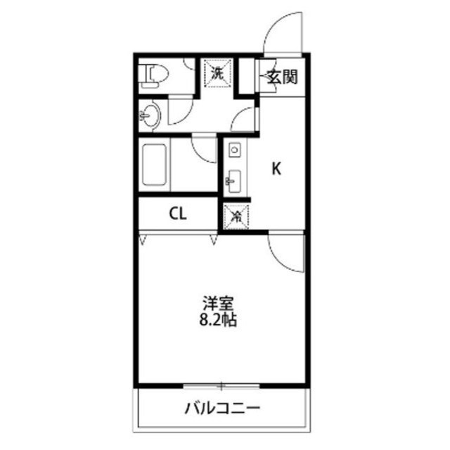 BUENA川端町４丁目壱番館 501号室 間取り