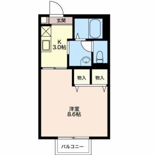 マロニエ 103号室 間取り
