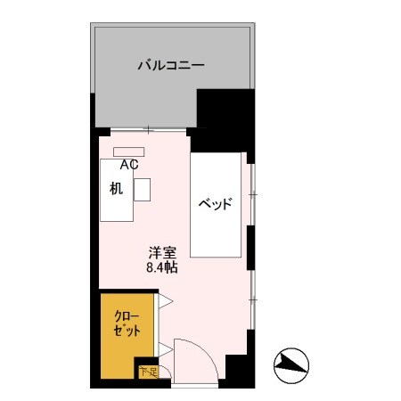 ロイヤルパークスER万代　Share万代 間取り図