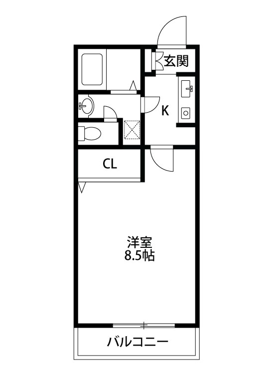 夢ランドワイズテラス笹口 間取り図