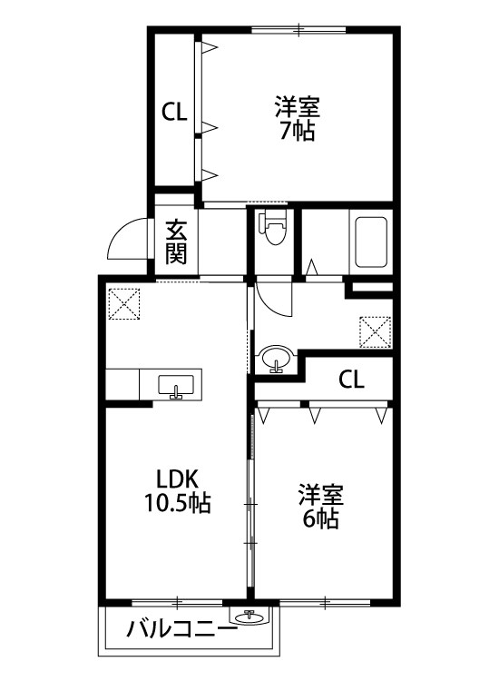 マンショングスク 301号室 間取り