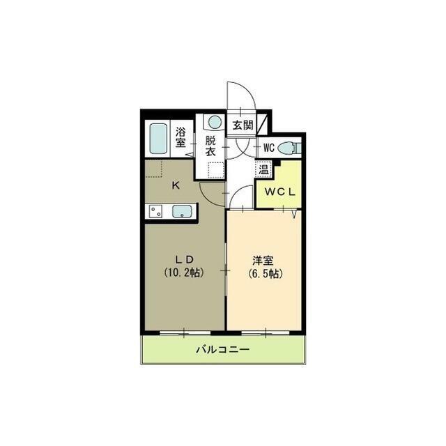 ＢＬＯＯＭ 103号室 間取り