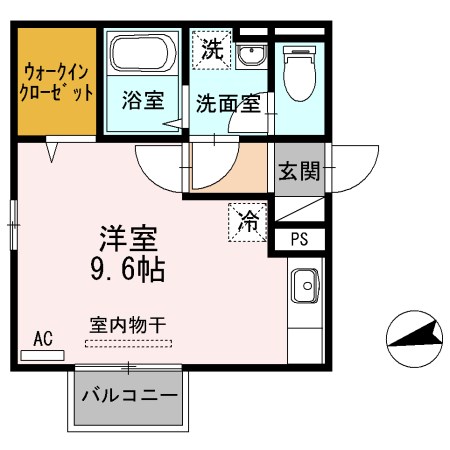 ケレス 101号室 間取り
