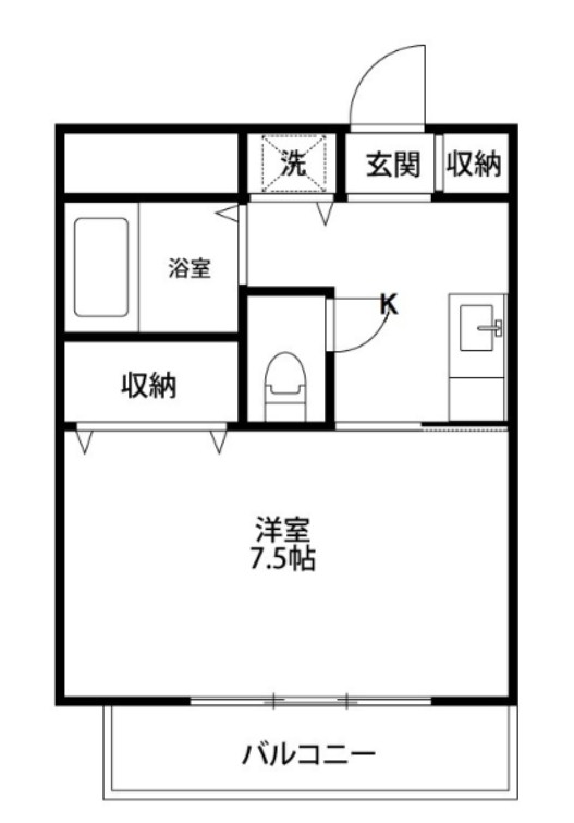 グランティ新潟 間取り図