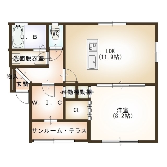 コンフォート青山 101号室 間取り