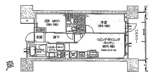 ザ・プレミア新潟駅万代 1805号室 間取り
