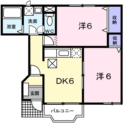 ナミール 101号室 間取り