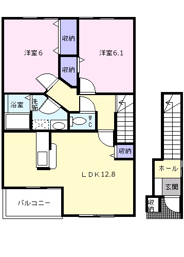 ピアッツア　ソーレＢ 202号室 間取り