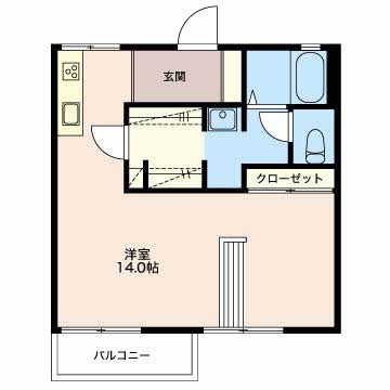 サンハイム 103号室 間取り
