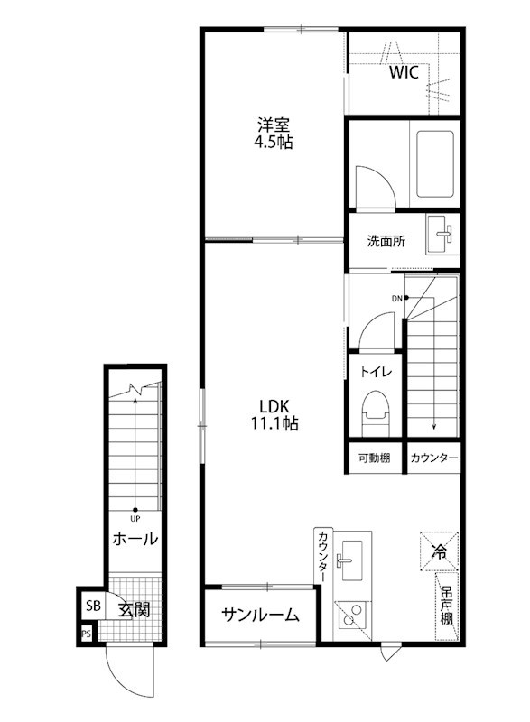 Limited Base 201号室 間取り