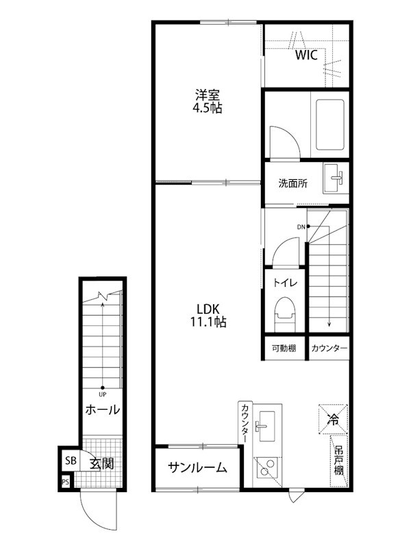 Limited Base 203号室 間取り