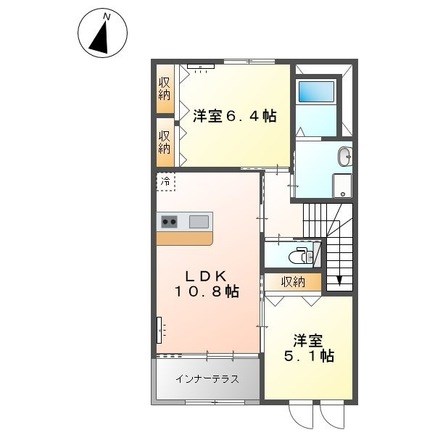 サクラコート 203号室 間取り