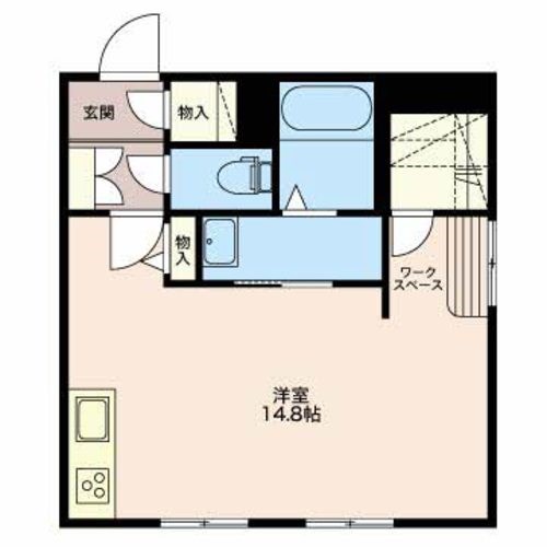 笹口レジデンス 103号室 間取り