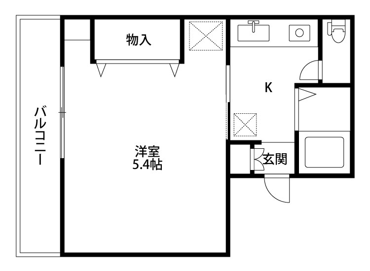 ゆうマンション 801号室 間取り