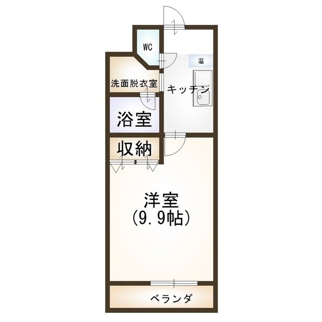 レジュイール 201号室 間取り