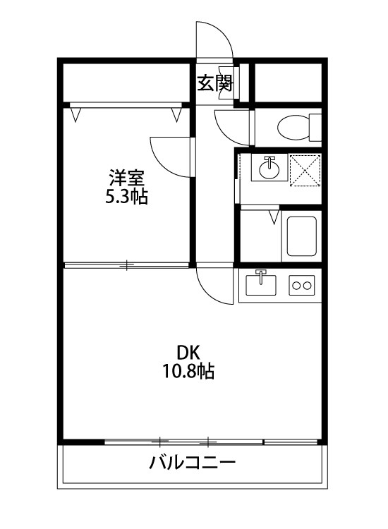 ピュアみやび2番館 303号室 間取り