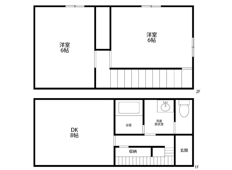 陽だまりのフィネストラ 1号室 間取り