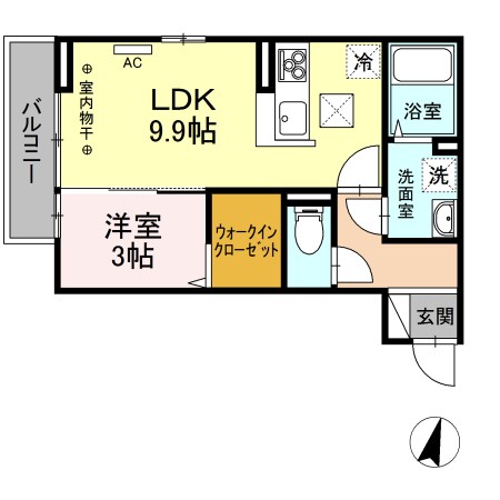アルタイル 102号室 間取り