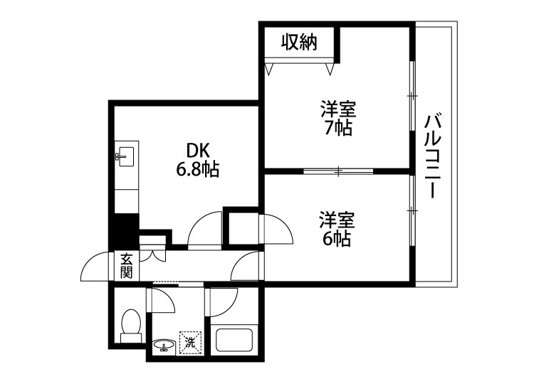 ホーリィCITY 103号室 間取り