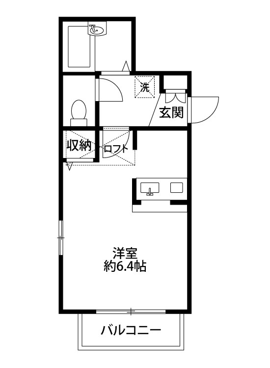 サンハイム関新 101号室 間取り