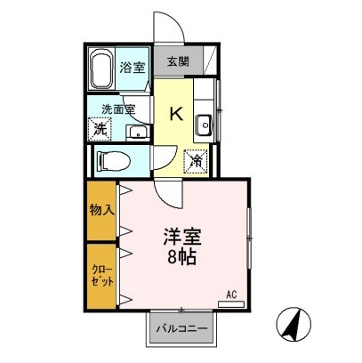 ドルフ 101号室 間取り
