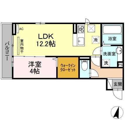 アルデバラン 102号室 間取り