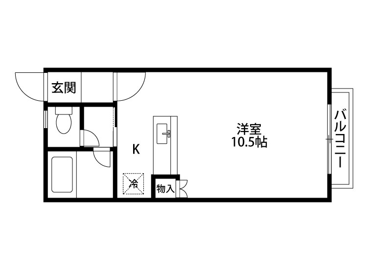 ラ・セシリア 103号室 間取り