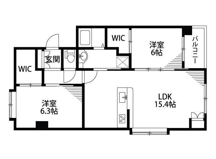 ファーストクラス神道寺 501号室 間取り